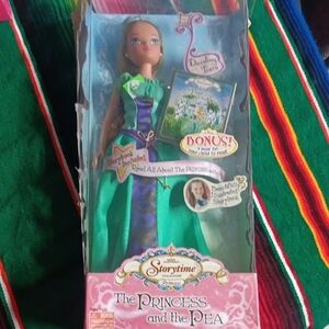Storytime Collection Princess Doll with Green and Purple Dress
